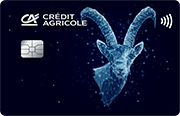 ID: CA246 – Karta Credit Agricole z motywem konstelacji gwiazd, które układają się w znak zodiaku koziorożec