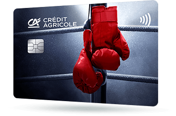 ID: CA161 – Karta Credit Agricole z kapibarą relaksującą się w wodzie