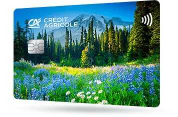ID: CA253 – Karta Credit Agricole z elementami gier w stylu arcade