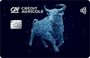ID: CA238 – Karta Credit Agricole z motywem konstelacji gwiazd, które układają się w znak zodiaku byk