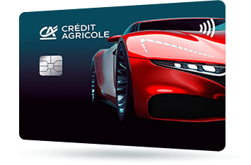 ID: CA175 – Karta Credit Agricole z superbohaterskim ptakiem w złotej pelerynie