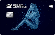 ID: CA242 – Karta Credit Agricole z motywem konstelacji gwiazd, które układają się w znak zodiaku panna