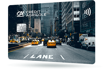 ID: CA230 – Karta Credit Agricole z kotem brytyjskim krótkowłosym