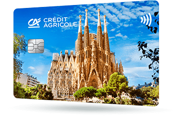 ID: CA222 – Karta Credit Agricole z rudym kotem maine coon